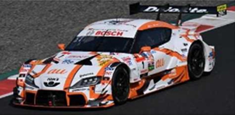 予約品　2026年頃～　ミニカー　Spark（スパーク）レジンモデル　1/43　43SGT25001　au TOM'S GR Supra TGR TEAM au TOM'S No.1 GT500 SUPER GT 2025 S. Tsuboi - K. Yamashita　9580006542014