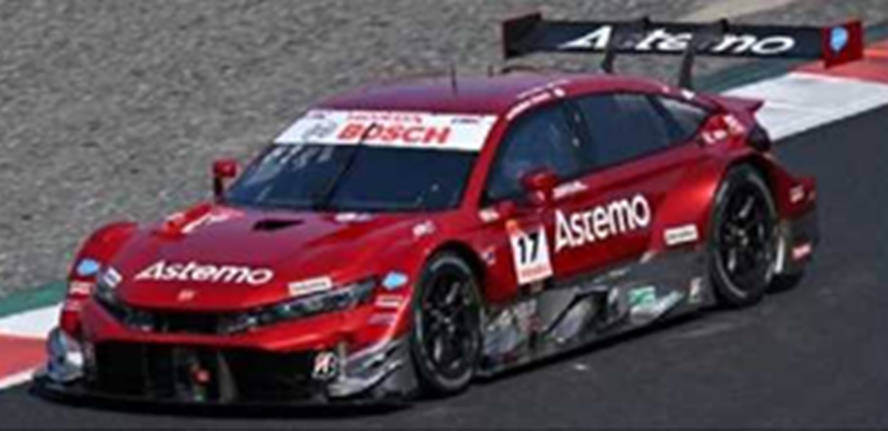 予約品　2026年頃～　ミニカー　Spark（スパーク）レジンモデル　1/43　43SGT25017　Astemo CIVIC TYPE R-GT Astemo REAL RACING No.17 GT500 SUPER GT 2025 K. Tsukakoshi - S. Koide　9580006542113