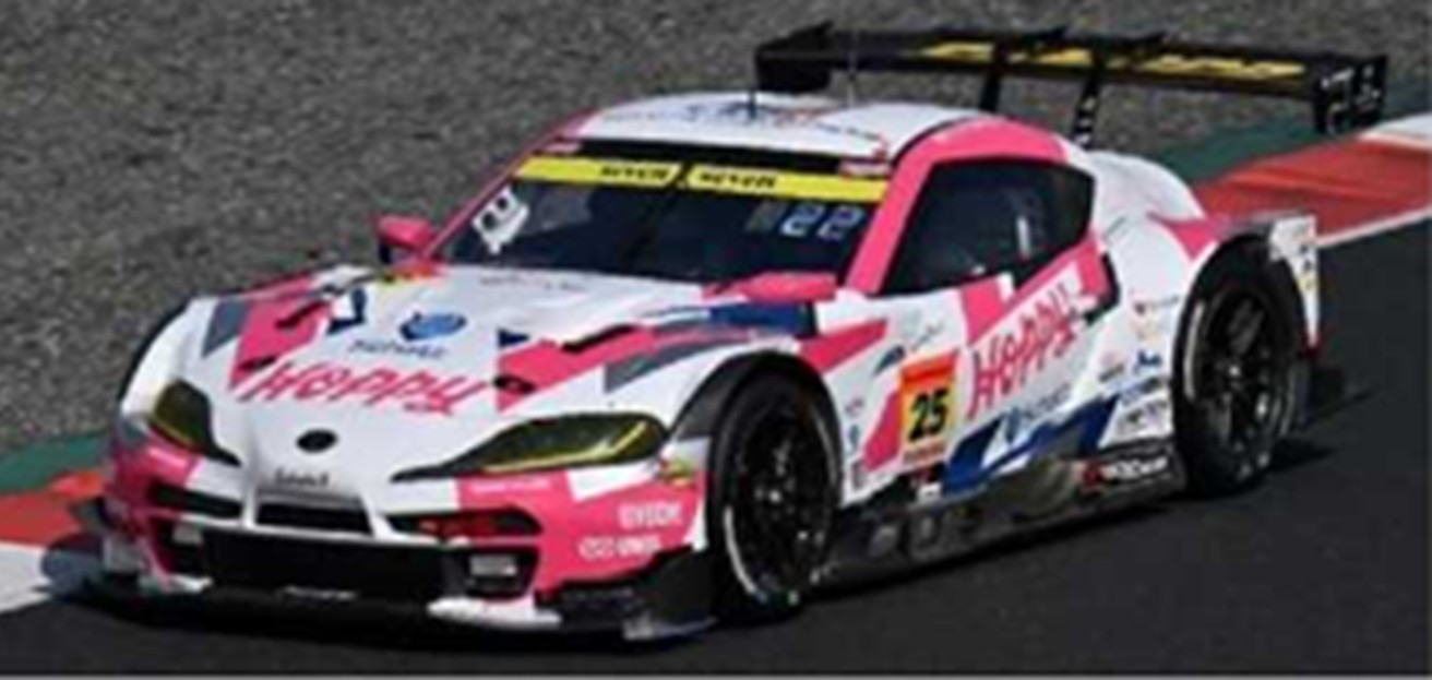 予約品　2026年頃～　ミニカー　Spark（スパーク）レジンモデル　1/43　43SGT25025　HOPPY Schatz GR Supra GT HOPPY team TSUCHIYA No.25 GT300 SUPER GT 2025 T. Matsui - K. Sato　9580006542182