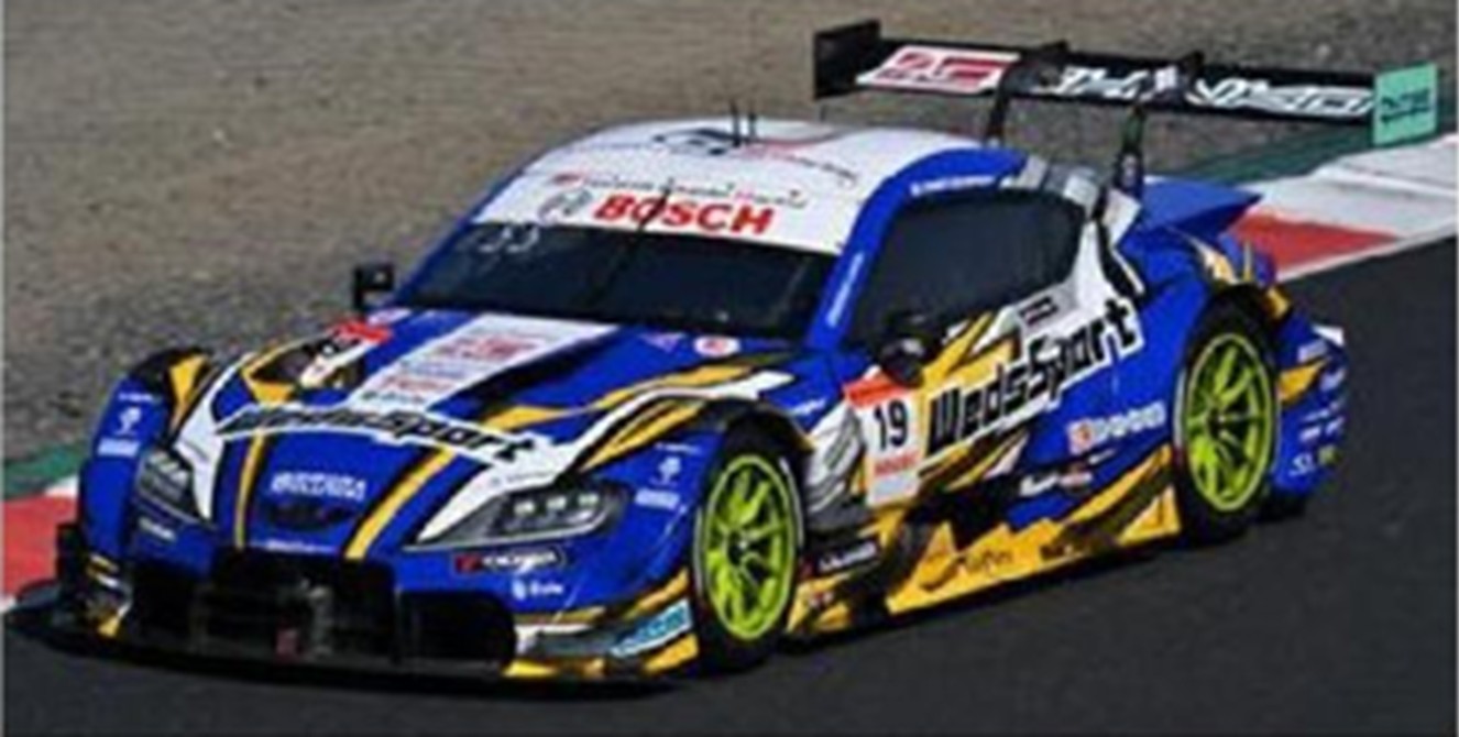 予約品　１0月以降　ミニカー　Spark　1/43　43SGT26019　WedsSport BANDOH GR Supra TGR TEAM WedsSport BANDOH No.19  GT500 SUPER GT 2026 Y. Kunimoto S. Sakaguchi　9580006549051