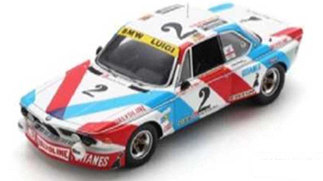 予約品　2026年5月頃　ミニカー　Spark（スパーク）レジンモデル  1/43　43SPA1975　BMW 3.0CSi No.2 優勝 Spa 24H 1975 Jean Xhenceval H. de Fierlant　9580006726391