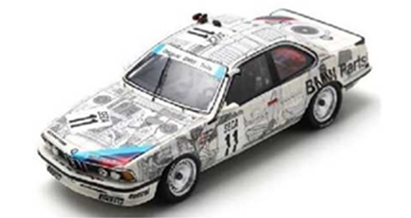 ミニカー　SPARK（スパーク）レジンモデル　1/43　43SPA1986　BMW 635 Csi No.11 優勝 24H Spa 1986 D.Quester Th.Tassin A.Heger　9581677359864
