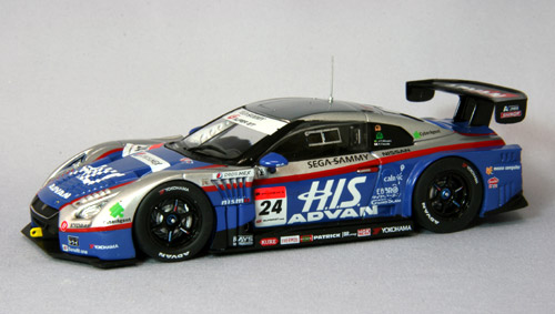 ミニカー　EBBRO 1/43　44444  HIS アドバン　コンドー ＧＴ-Ｒ SUPER ＧＴ500 2010 ＃24 Ｒｄ．3 Ｆｕｊｉ 限定品