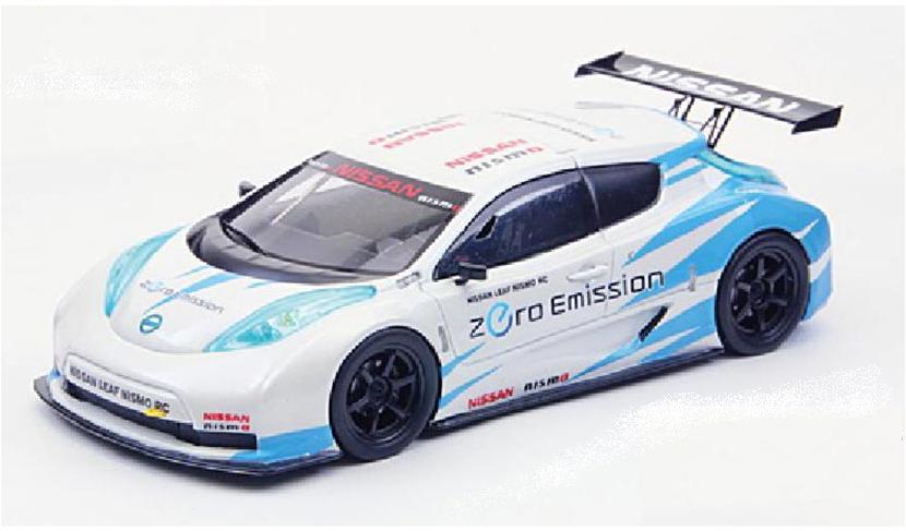 ミニカー　EBBRO　1/43　44578　ニッサン　リーフ　ニスモ　RC　ホワイト　レジンモデル