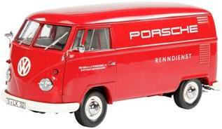 ミニカー　Schuco シュコー 1/18　450027100　VW T1 ボックスバン PORSCHE RENNDIENST