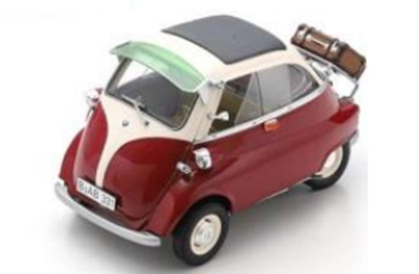 予約品　7月頃　ミニカー　Schuco（シュコー）　1/18　450040900　イセッタ Isetta Export "Holidays" with closed softtop　9581677104099