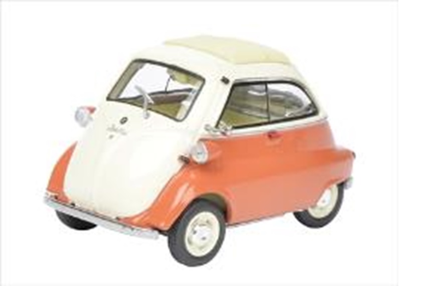 ミニカー　Schuco シュコー　1/43　450211600　BMW  イセッタ　ベージュ／オレンジ　限定1500　4007864021161