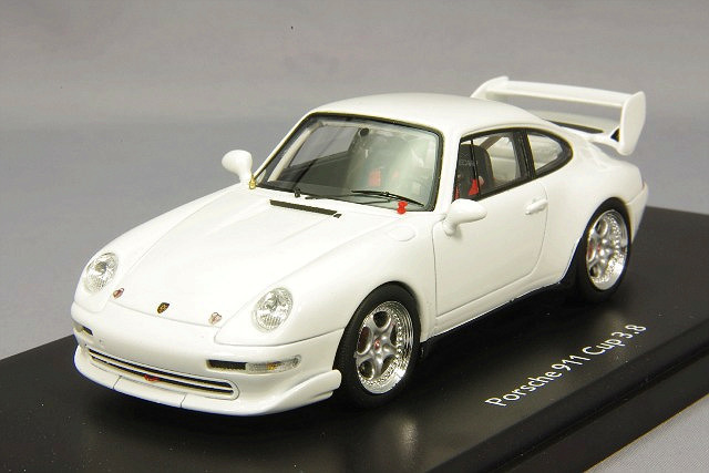 ミニカー　Schuco シュコー PRO.R43 1/43　レジン　450888000　ポルシェ 911 Cup 3.8　ホワイト　4007864088805