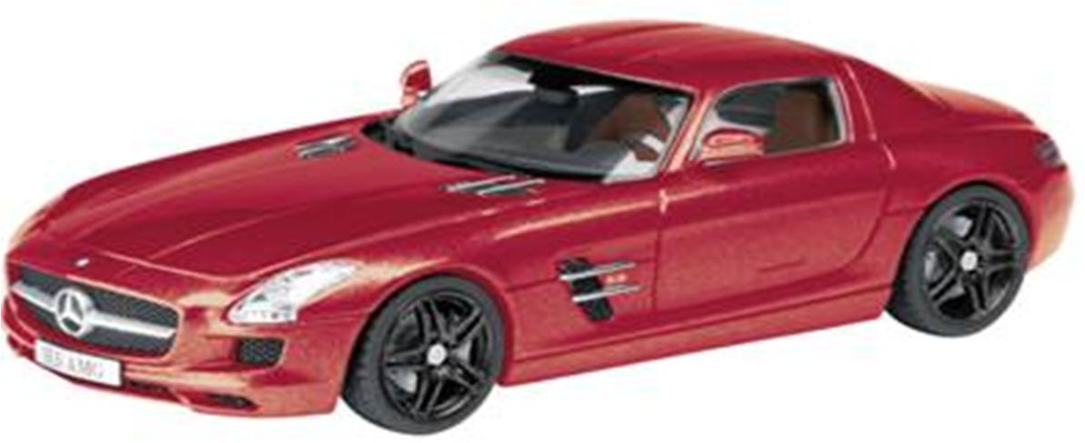 ミニカー　Schuco 1/87　452585500　メルセデス・ベンツ　SLS　AMG　クーペ　レッド