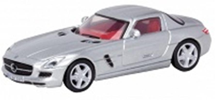 ミニカー　Schuco シュコー 1/87　452604900　メルセデス・ベンツ SLS AMG クーペ　シルバー　4007864260492