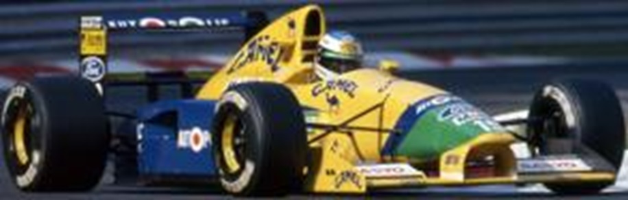 お取り寄せ予約品　6月以降順次　ミニカー　MINICHAMPS（ミニチャンプス）ダイキャストモデル　1/43　510915519　ベネトン フォード B191B ミハエル・シューマッハ イタリアGP 1991F1初ポイント獲得　4012138768246