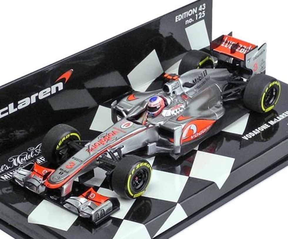 ミニカー　ミニチャンプス 1/43 530124303 ボーダフォン マクラーレン メルセデス MP4-27 J .バトン 2012