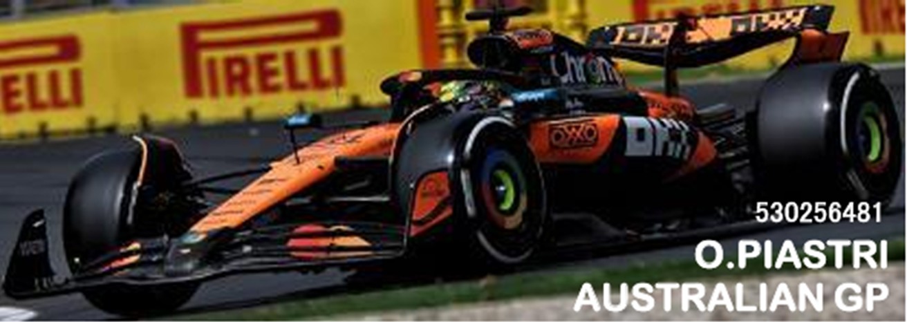 予約品　12月頃　ミニカー　MINICHAMPS（ミニチャンプス） ダイキャスト　1/64　530256481　マクラーレン F1チーム MCL39 オスカー・ピアストリ オーストラリアGP 2025　4012138789517