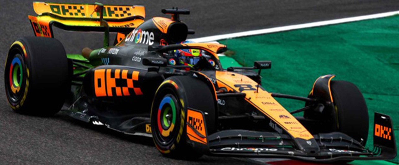 予約品　2024年3月頃　ミニカー　MINICHAMPS　レジンモデル　1/43　537236081　マクラーレン F1 チーム MCL60 オスカー・ピアストリ 日本GP 2023 3位入賞　4012138776951