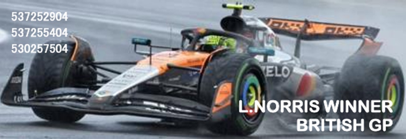 予約品　2026年1月頃　ミニカー　MINICHAMPS（ミニチャンプス）ダイキャストモデル  1/64　530257504　マクラーレン F1チーム MCL39 ランド・ノリス イギリスGP 2025 優勝　4012138789852