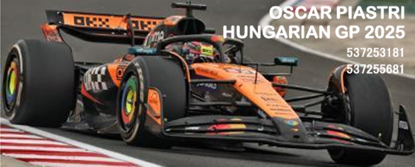 予約品　2026年4月頃　ミニカー　MINICHAMPS（ミニチャンプス） レジンモデル　1/43　537255681　マクラーレン F1チーム MCL39 オスカー・ピアストリ ハンガリーGP 2025　4012138790124