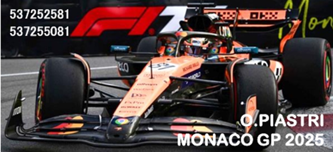 予約品　12月頃　ミニカー　MINICHAMPS（ミニチャンプス） レジンモデル　1/43　537255081　マクラーレン F1チーム MCL39 オスカー・ピアストリ モナコGP 2025　4012138789302