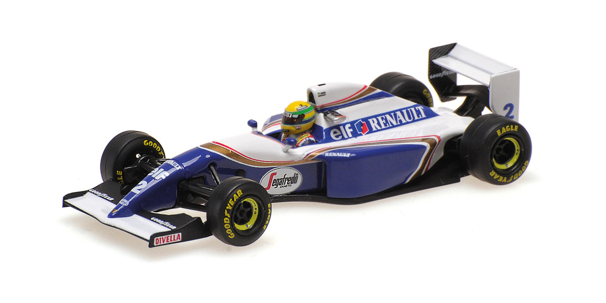 予約品　6月下旬頃　ミニカー　MINICHAMPS（ミニチャンプス）ダイキャストモデル　1/64　540946402　ウィリアムズ ルノー FW16 アイルトン・セナ ブラジルGP 1994　4012138791268