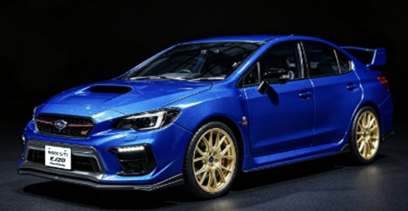 予約品　8月以降　ミニカー　サンスター SunStar　1/18　5558　スバル WRX STI EJ20 ファイナルエディション WBブルーパール　0657440055581