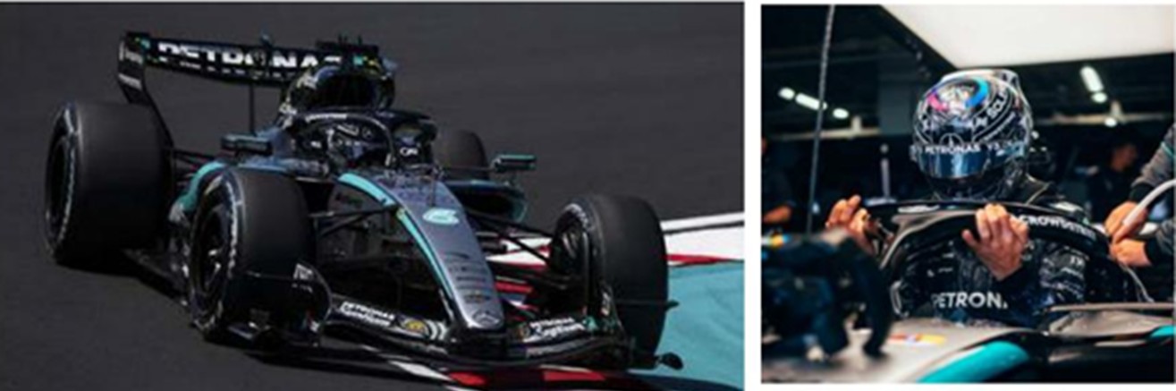 予約品　2027年1月頃　ミニカー　Spark　1/64　64S146　Mercedes-AMG PETRONAS F1 Team W17 No.63 4位 Japanese GP 2026  George Russell（フィギュア付き）　9580006361462