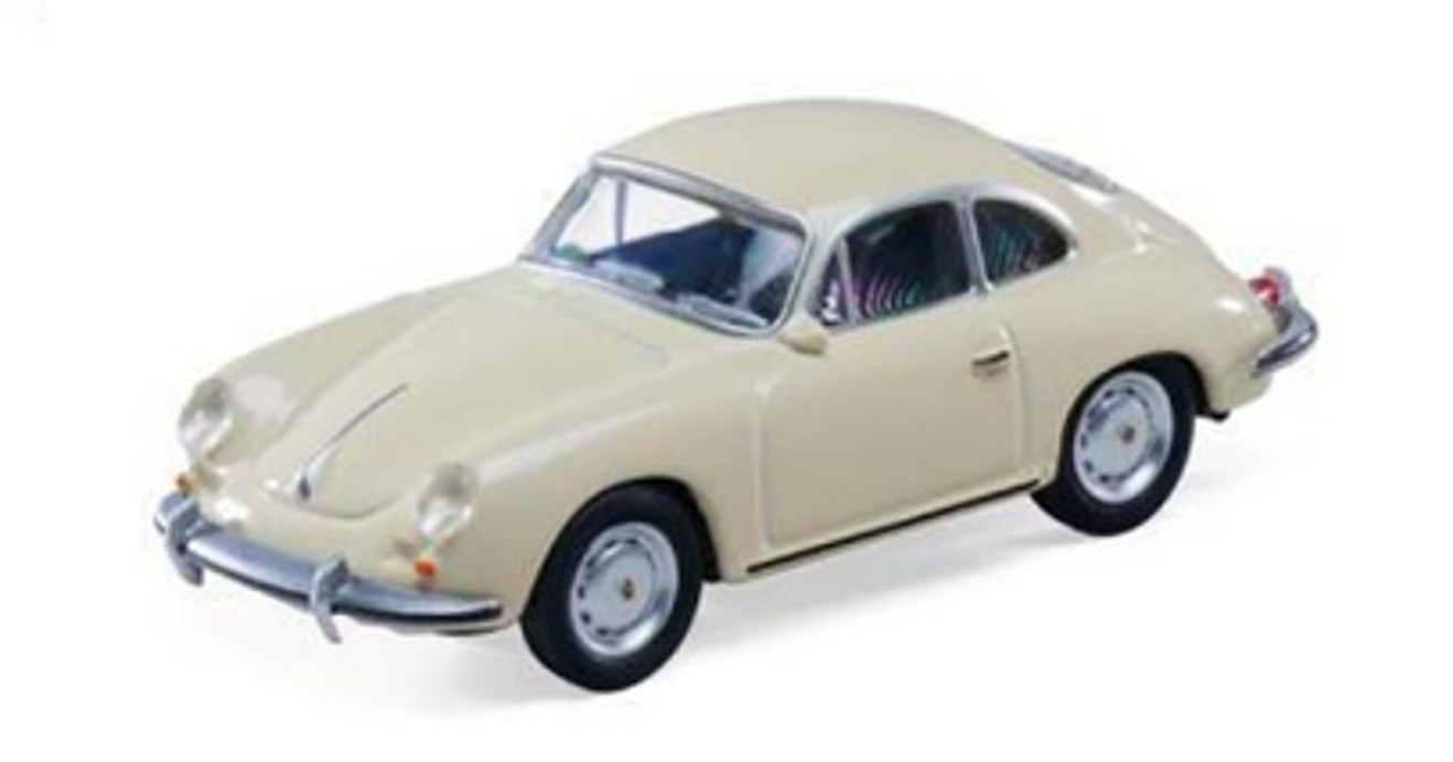 予約品　2027年5月以降　ミニカー　Schuco（シュコー） ダイキャストモデル　1/64　64U00118　1964 Porsche 356 Carrera 2, ivory　9581677371187