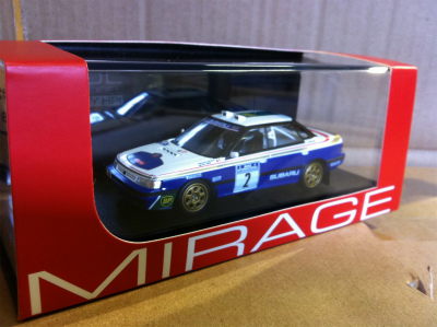 ミニカー　HPI　1/43　8270　スバルレガシーRS #２ 1991  MIRAGE