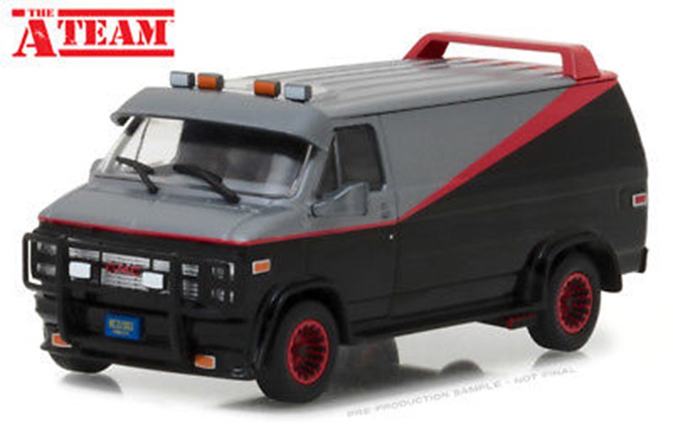 ミニカー　GreenLight（グリーンライト）  1/43　86515　特攻野郎Aチーム The A-Team (1983-87 TV Series) - 1983 GMC Vandura　812982029289