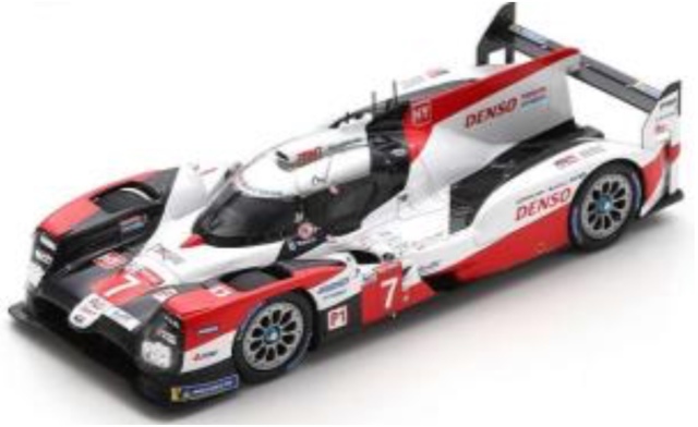 予約品　2022年2月頃　ミニカー SPARK(スパーク) 　1/87　87S157　トヨタ TOYOTA TS050 HYBRID No.7 TOYOTA GAZOO Racing 3位 24H Le Mans 2020 M. Conway - K. Kobayashi - J. M. Lopez　9580006411570