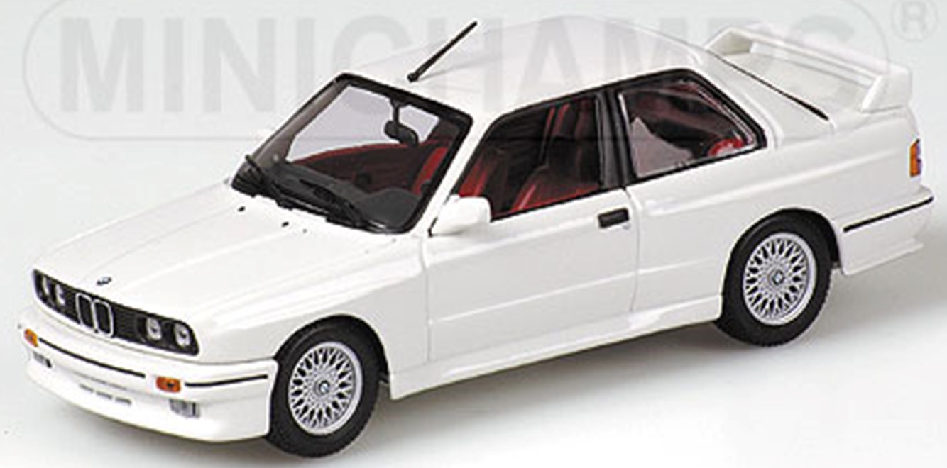 ミニカー　MAXICHAMPS（マキシチャンプス）　1/43　940020301　BMW M30 (E30) 1987 ホワイト