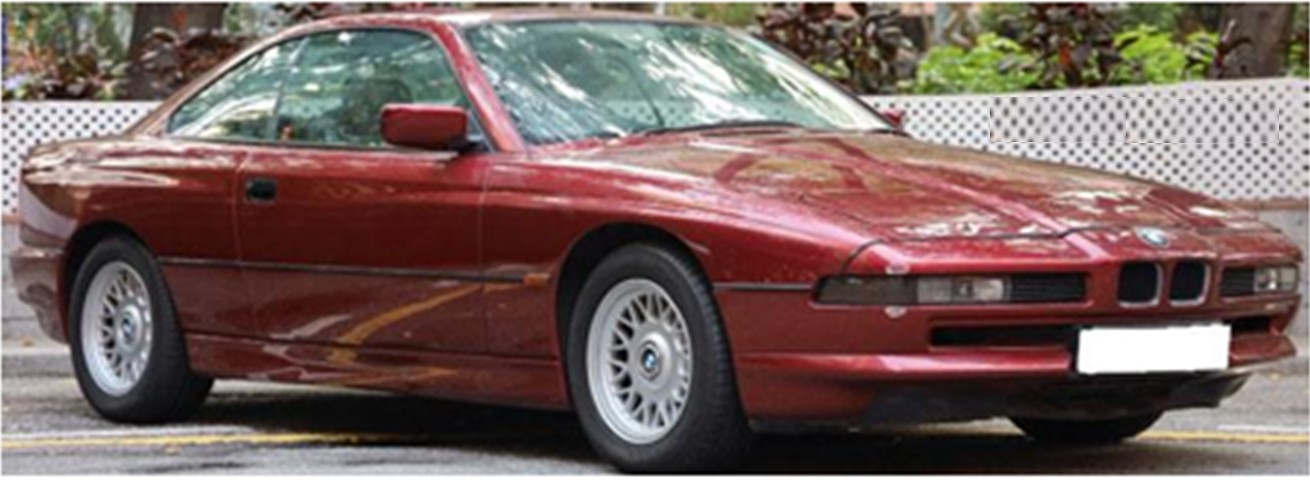 予約品　6月以降順次　ミニカー　MAXICHAMPS（マキシチャンプス）（MINICHAMPS）ダイキャストモデル　1/43　940025221　BMW 850I (E31) 1991 レッドメタリック　4012138787230