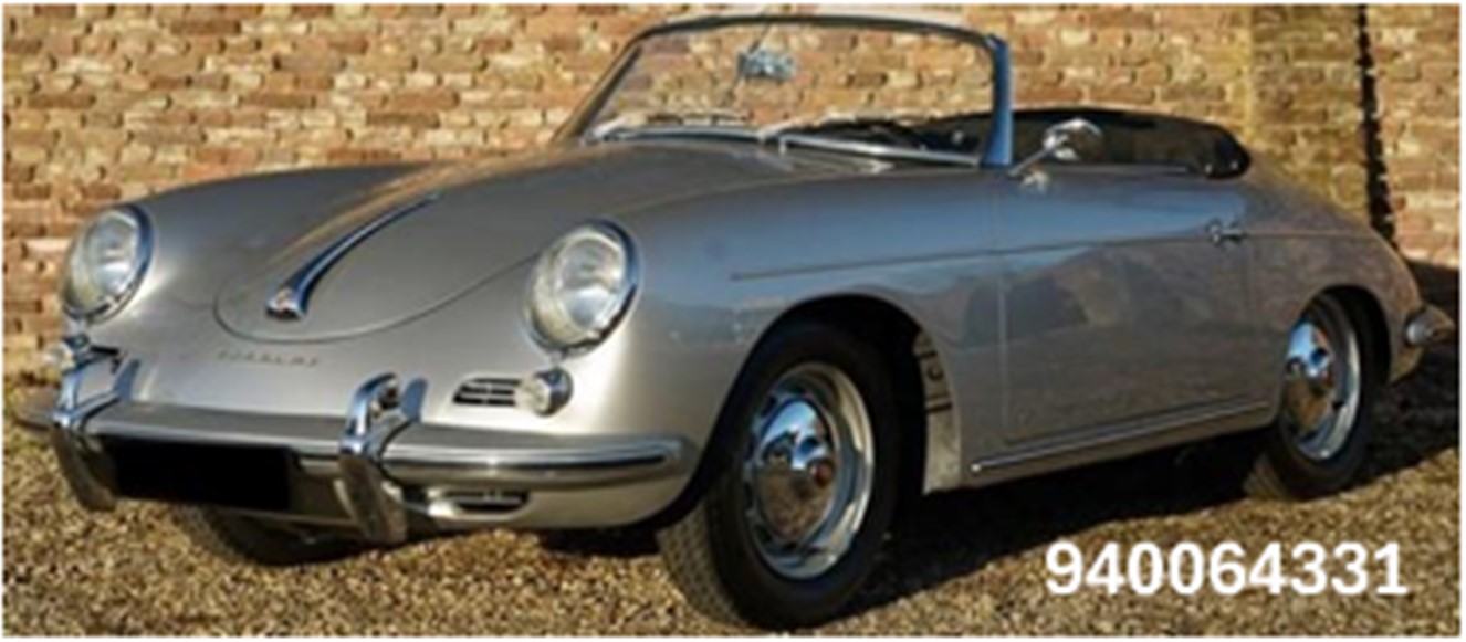 予約品　6月以降順次　ミニカー　MAXICHAMPS（マキシチャンプス）（MINICHAMPS）ダイキャストモデル　1/43　940064331　ポルシェ 356 B カブリオレ 1960 シルバー　4012138787483