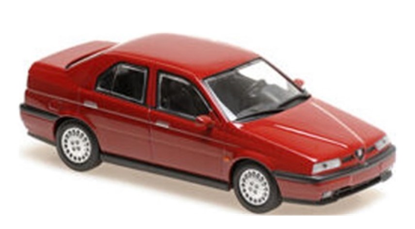 ミニカー　MAXICHAMPS（マキシチャンプス）ダイキャストモデル　1/43　940120400　アルファ ロメオ 155 - 1992 - レッド　4012138767560