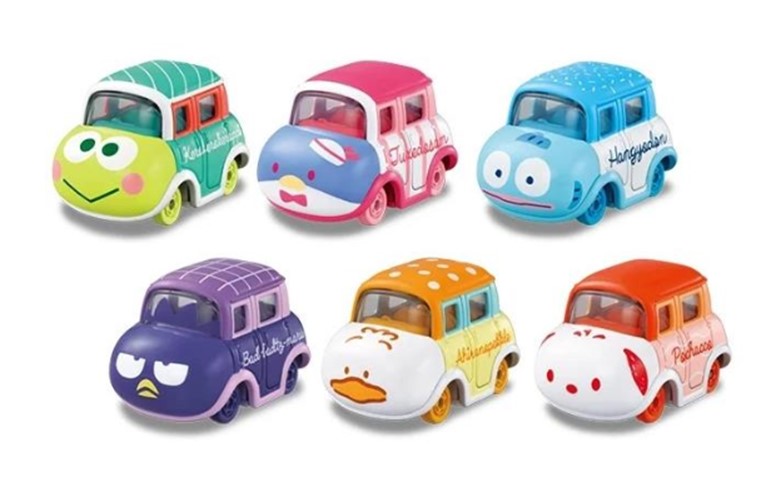 ミニカー　タカラトミー　1/64　949008　ドリームトミカ サンリオキャラクターズコレクション 4 （１BOX6個入り）6商品　4904810949008