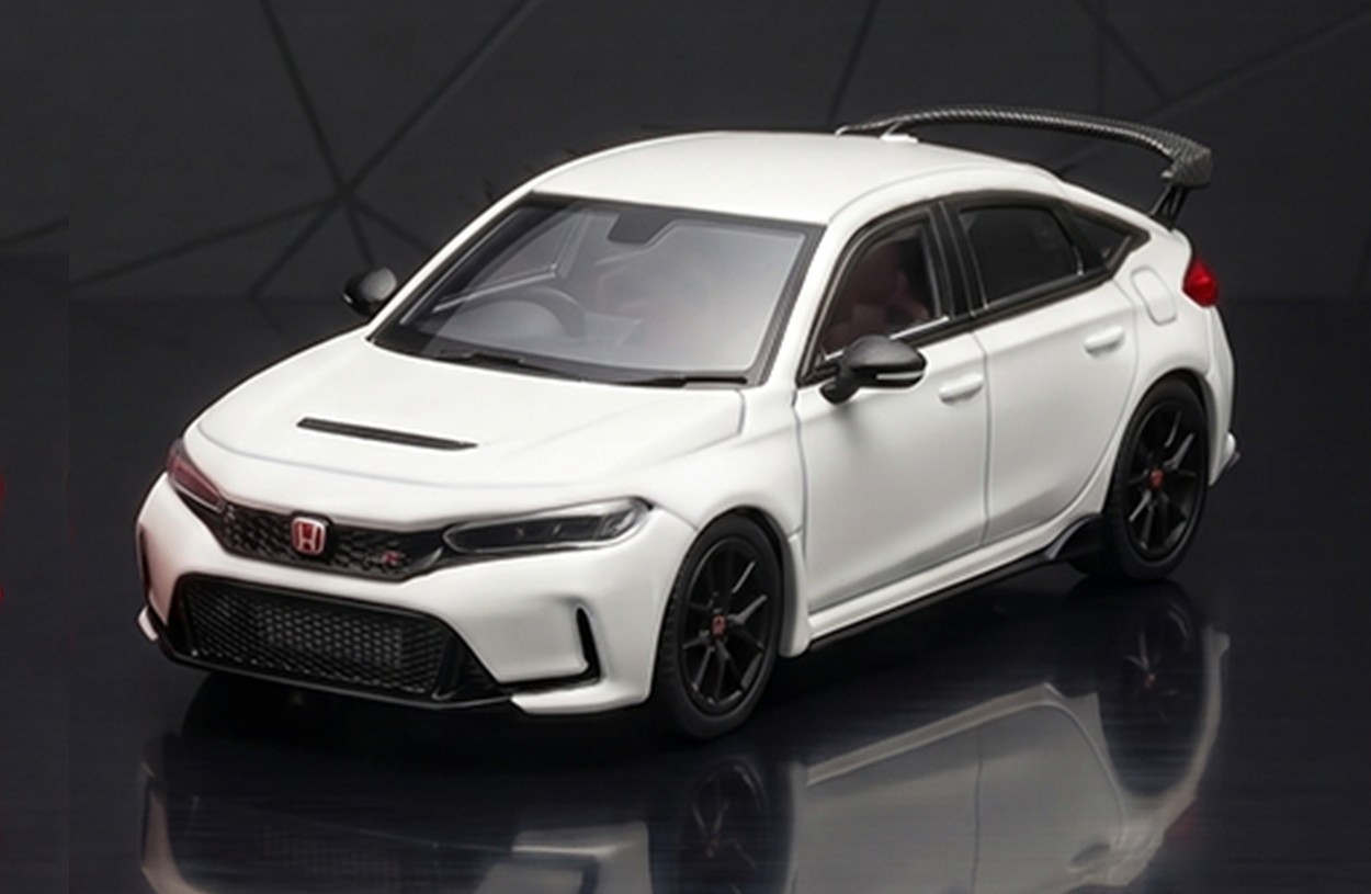 予約品　12月以降　ミニカー　ATS-MODELS　ダイキャスト　1/64　ATS880502　ホンダシビック Honda CIVIC Type R FL5 ホワイト　6979358050088