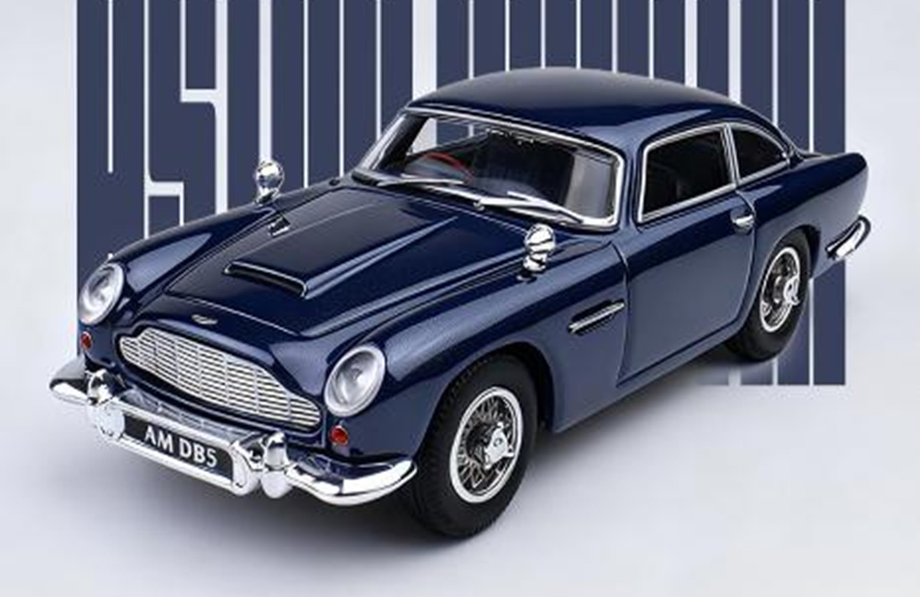 お取り寄せ予約品　6月以降　ミニカー　ATS-MODELS  ダイキャスト　1/64　ATS881204　アストンマーチン Aston Martin DB5 ブルー　4981932088037