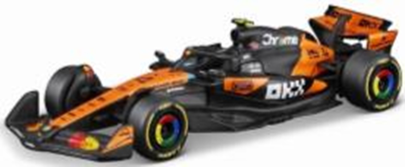予約品　2026年2月頃　ミニカー　BURAGO（ブラゴ） ダイキャストモデル 1/64　BUR58001N　マクラーレン F1チーム MCL39 2025 No,4 L.ノリス　4548565510849