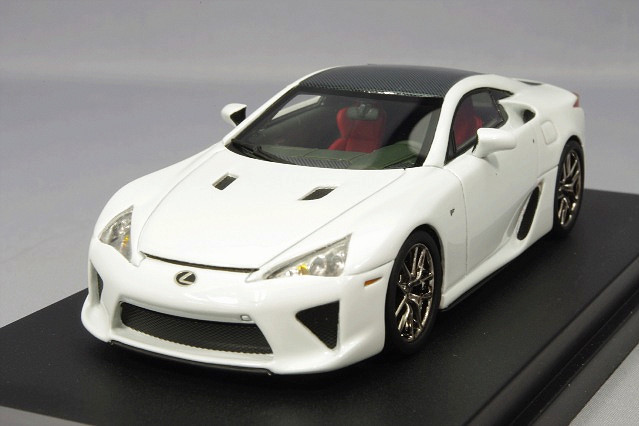 ミニカー　CAM@　1/43　C43004WH  キッドボックス特注　レクサス　ＬＦＡ　東京モーターショー 2009　ホワイト　レジン製