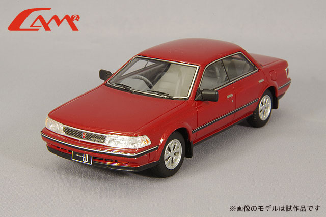 お取り寄せ予約品　6月頃　ミニカー　KIDOBOX 「CAM@」 レジンモデル 1/43　C43012　トヨタ カリーナ ED Gリミテッド 1985年型 レッドメタリック　4582224941001