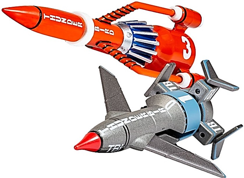 お取り寄せ予約品　～9月下旬頃　再発売　ミニカー　CORGI（コーギー） ダイキャストモデル　Ｎonスケール　CGCC00902　サンダーバード 1号 & 3号 セット 60周年記念モデル「サンダーバード」劇中機　4548565492473