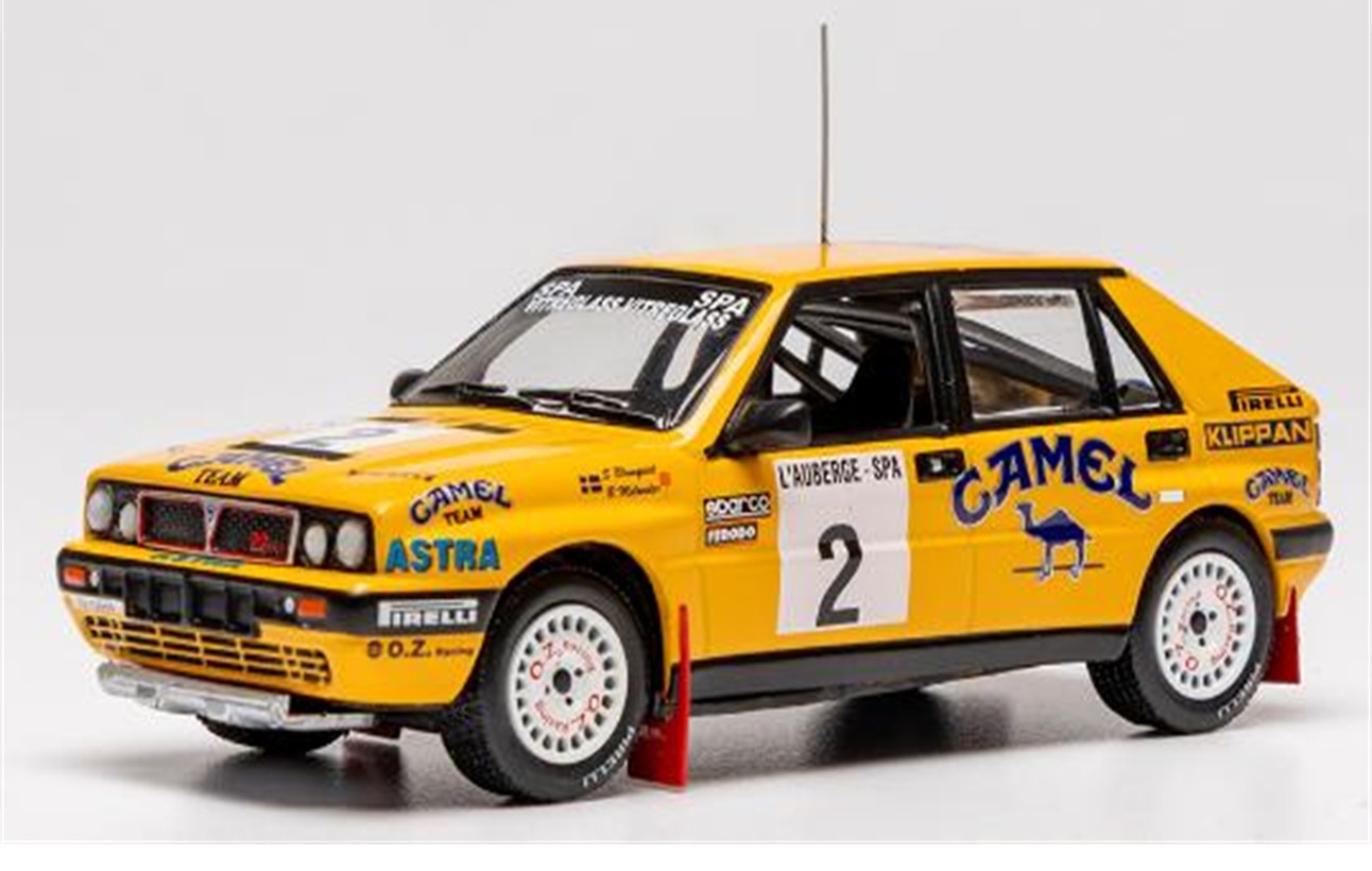予約品　7月以降　ミニカー　IXOモデル (イクソ)　ダイキャスト　1/43　RAC473　ランチア デルタ インテグラーレ16V 1989年 ブークル・ド・スパ #2 S.Blomqvist/B.Melander　4907981698027