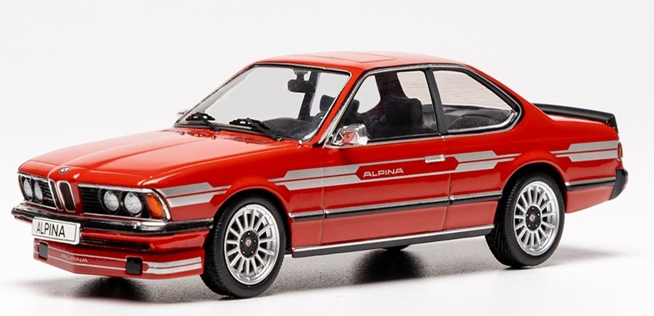 予約品　12月以降　ミニカー　IXOモデル (イクソ)　ダイキャスト　1/43　CLC698N　BMW アルピナ (E24) B7ターボクーペ 1979 レッド/ブラックインテリア　4907981699222