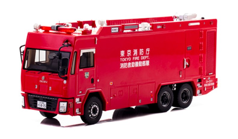 ミニカー　CARNEL（カーネル） 1/43　CN431305　東京消防庁消防救助機動部隊特殊災害対策車両 (3-CS1) 限定400台　4580198723524