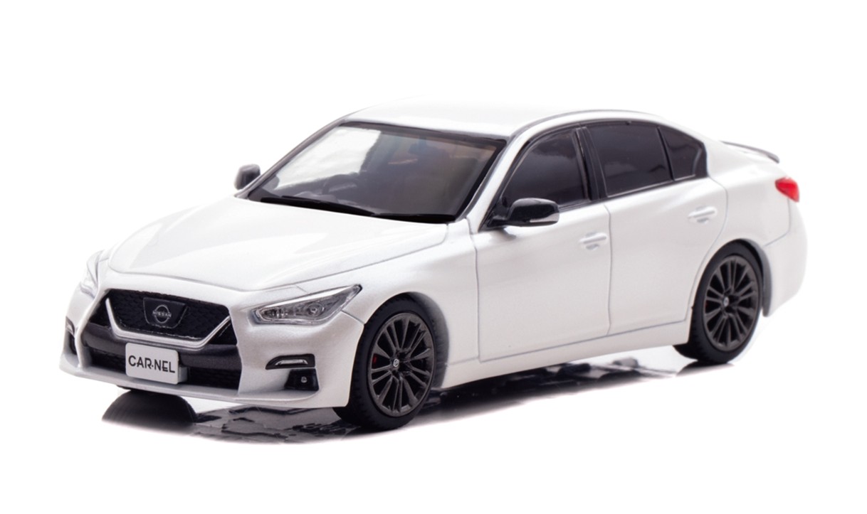 予約品　７月頃　ミニカー　CARNEL（カーネル） 1/43　CN432602　日産 スカイライン 400R Limited (V37) 2026 Brilliant White Pearl Limited 300pcs　4580198725054