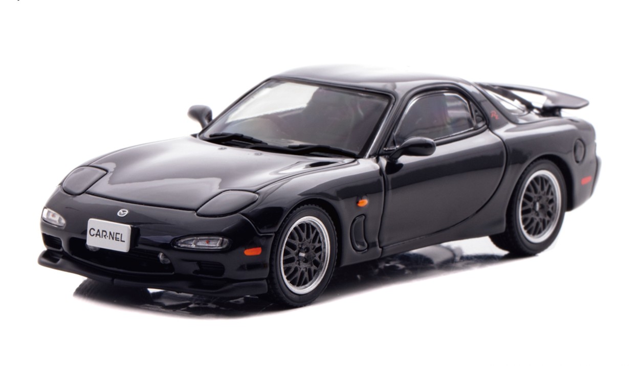 ミニカー　CARNEL（カーネル） 1/43　CN439813　マツダ RX-7 Type RZ (FD3S) 1998 Brilliant Black 限定300台　4580198724286