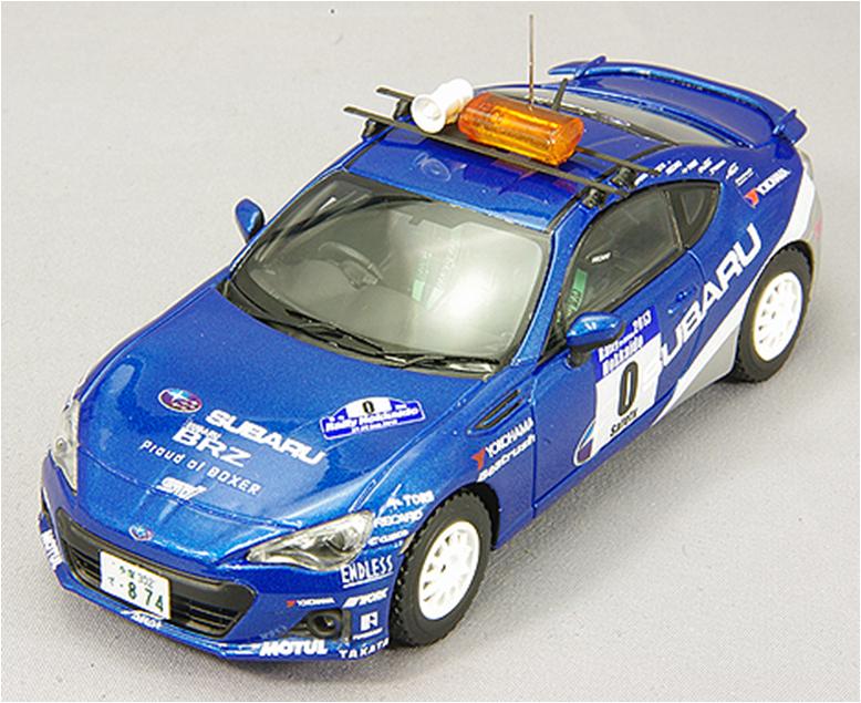 お取り寄せ予約品　ミニカー　2014年　ENIF エニフ 1/43　ENIF0012　スバル BRZ 2013年ラリー北海道 セーフティーカー #0　4533226100125