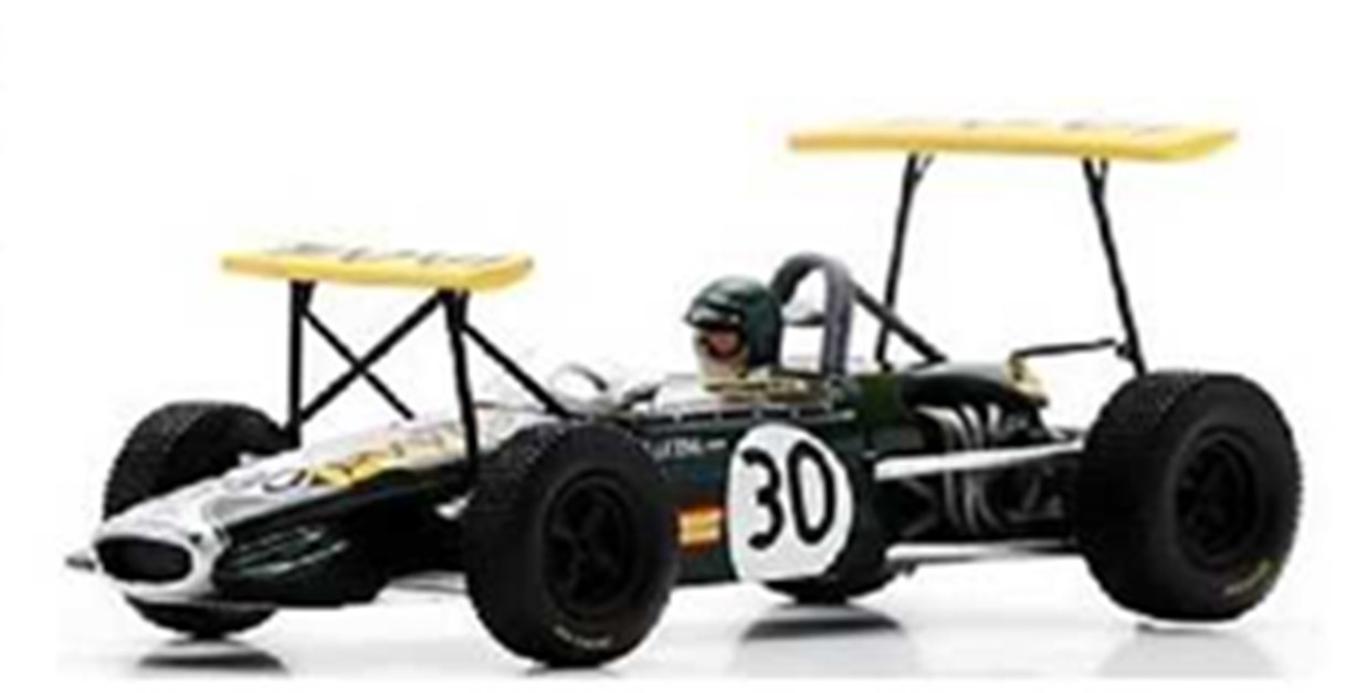 予約品　5月頃　ミニカー　Spark（スパーク） 1/43　F2002　Brabham BT23C No.30 2位 Argentinian Temporada F2 1968 Jochen Rindt　9581677420021