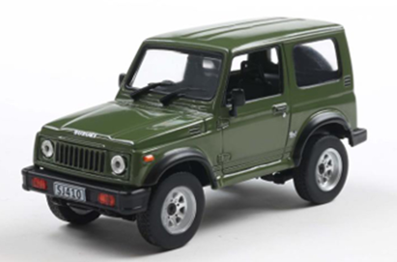 予約品　7月頃　ミニカー　First43　ダイキャストモデル　1/43　F43-176　スズキ ジムニー SJ410 1982 グリーン/グレー　4907981688875