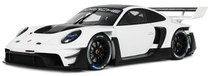 予約品　12月頃　ミニカー　GT SPIRIT(GTスプリット)　（開閉機構なし）レジンモデル　1/18　GTS1010　ポルシェ 911(992.1) GT3 R レンシュポルト 2023 (ホワイト)　4548565526215