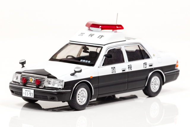 ミニカー　レイズ RAI'S　1/43　H7430005　トヨタ クラウン (GS151Z) 2000 警視庁所轄署地域警ら車両 (歌舞伎号)　限定1000台　4580198721322