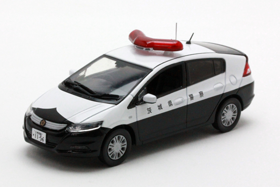 限定ミニカー　RAI'S 1/43 H7431004  ホンダ　インサイト　Ｇ　２０１０　茨城県警察所轄署小型警ら車両